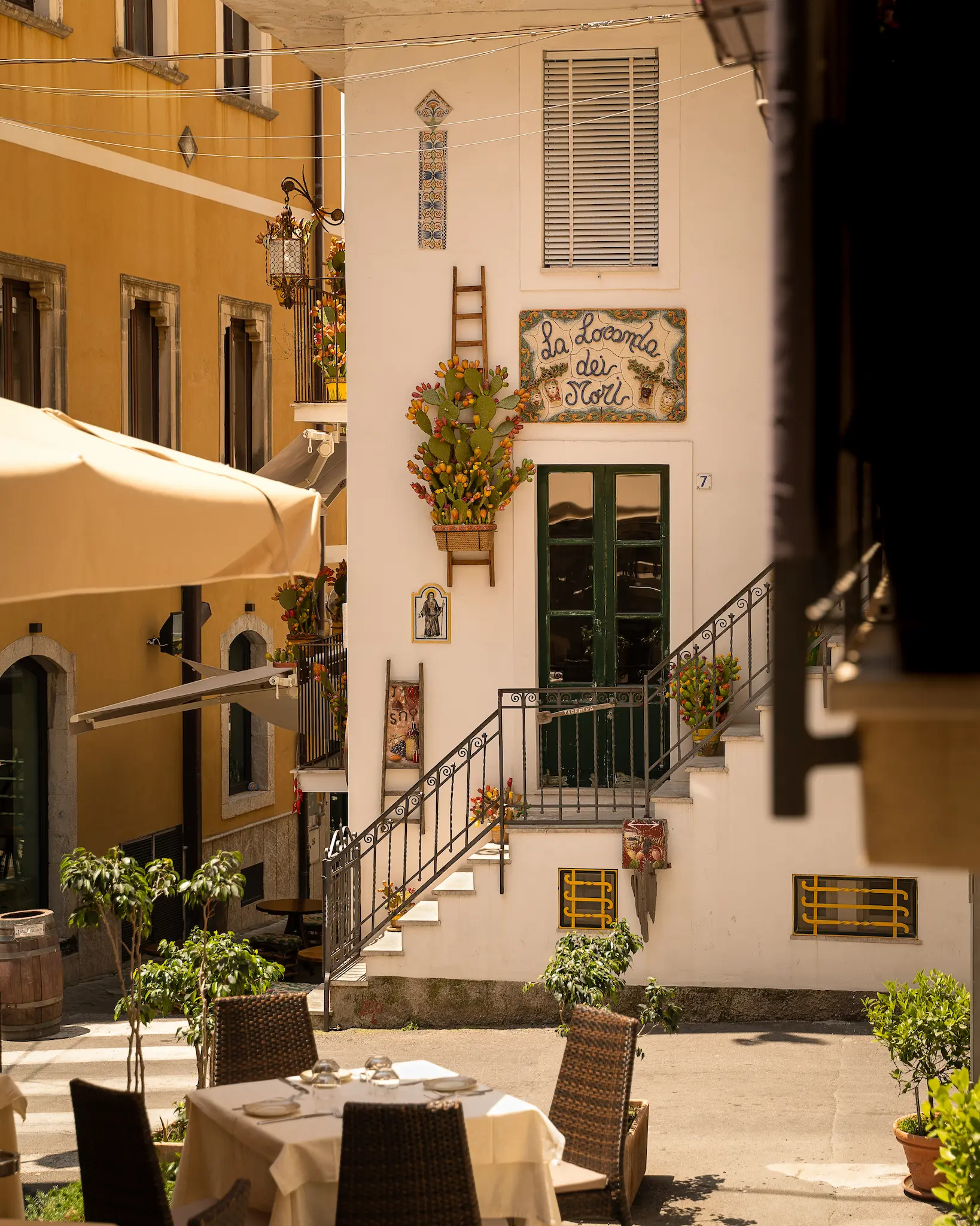 Characteristic spot in Taormina, Sicily